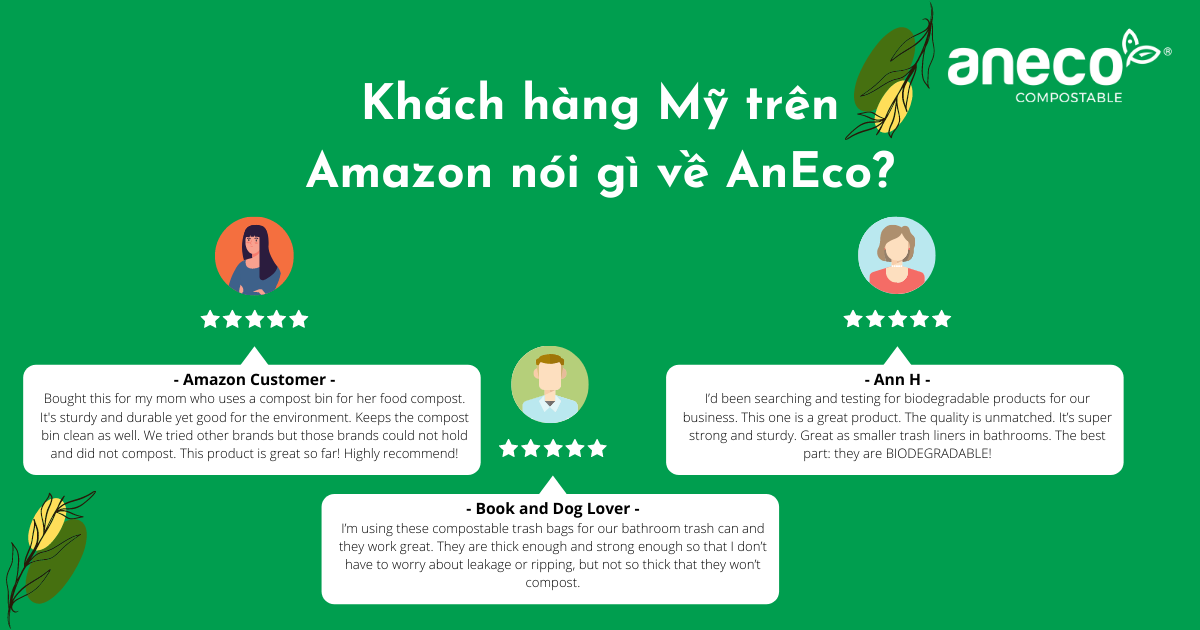 Khách hàng Mỹ trên sàn thương mại điện tử Amazon phản hồi tốt về AnEco